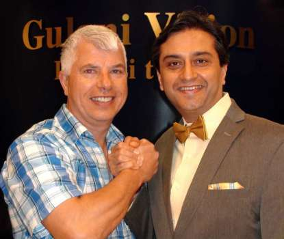 Dr. Gulani With a Patient