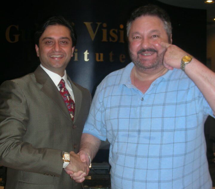 Dr. Gulani And Sam Pointing at His Eye